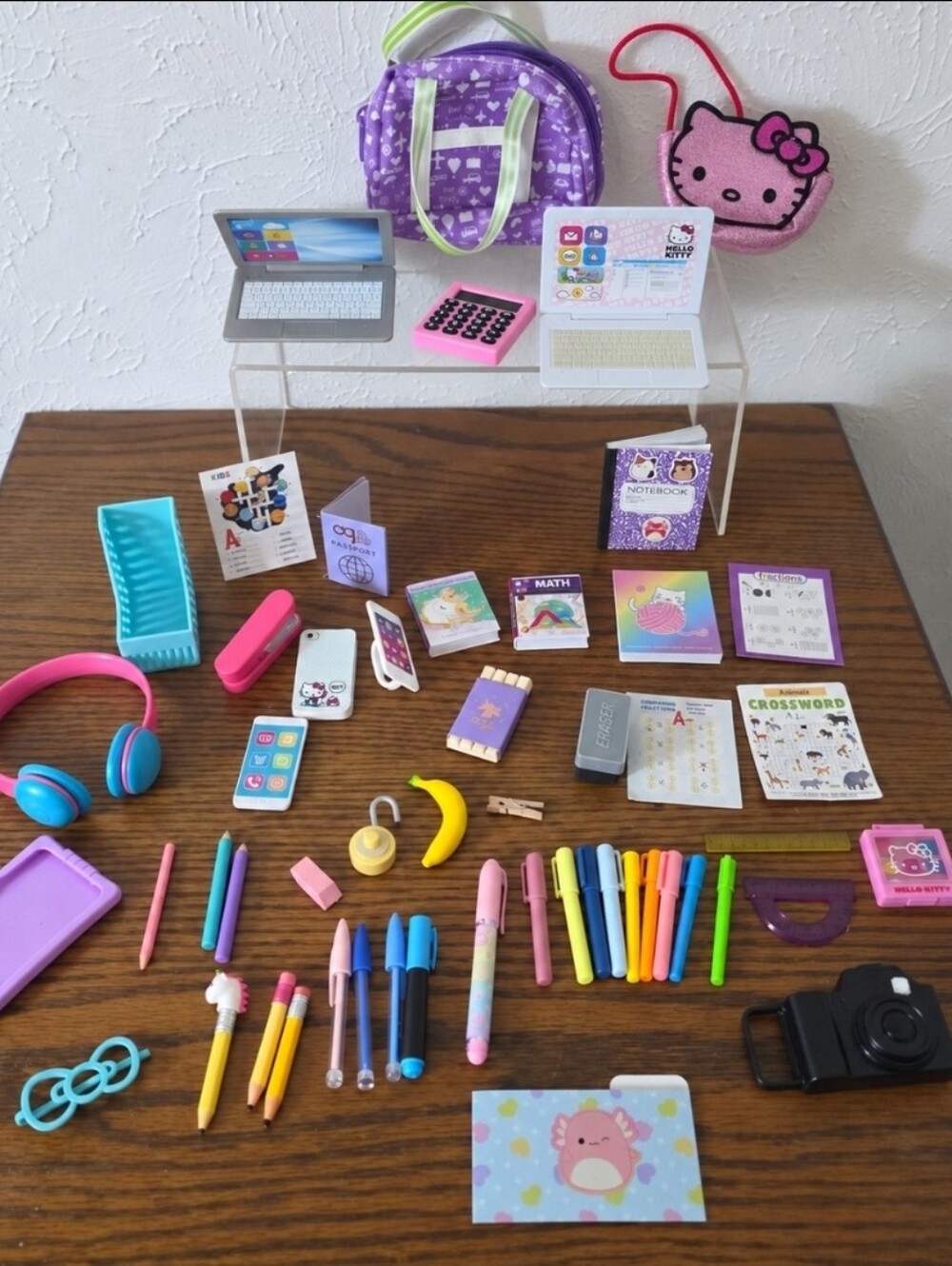 My Life As 18" Doll School Accessories Lot Fit American Our Generation Hello Kit